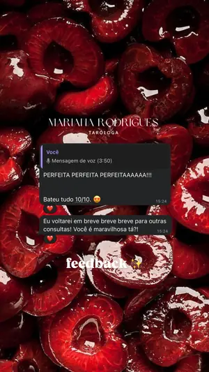 Print do depoimento de Fernanda