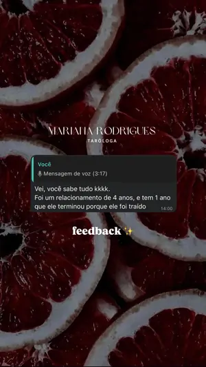 Print do depoimento de Renata