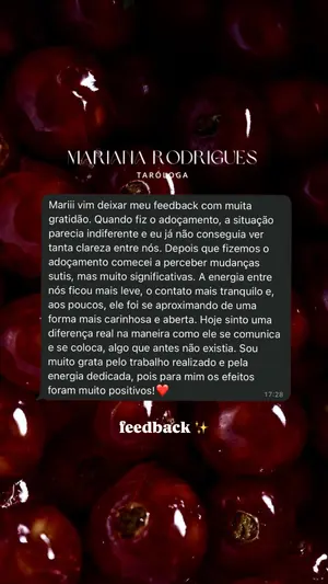 Print do depoimento de Débora